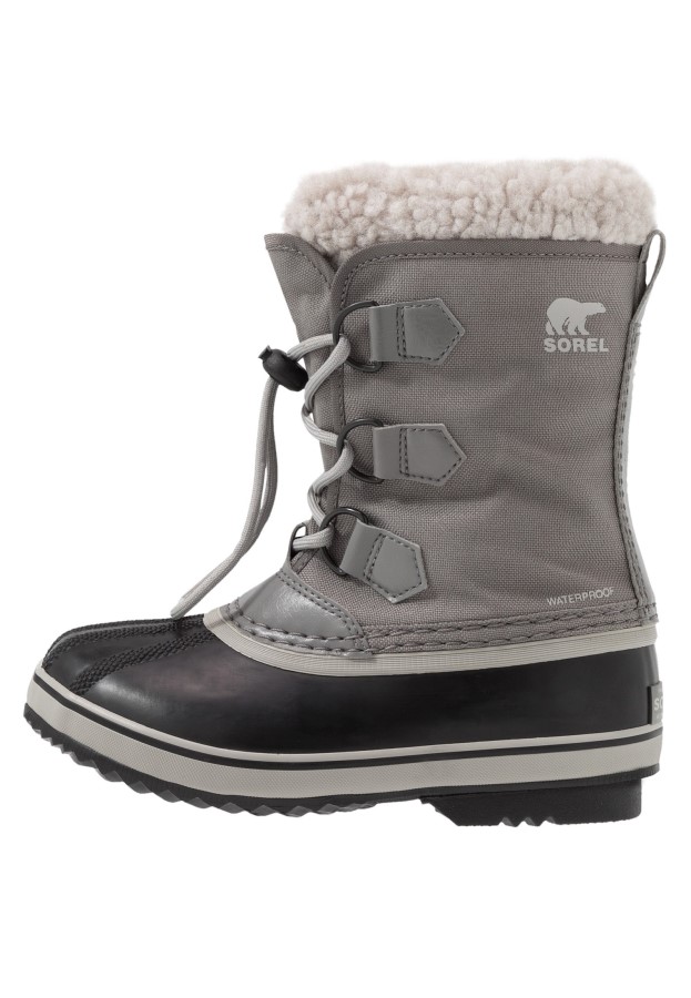 Quarry/Dove Sorel Australia Youth Yoot Pac Unisex Winter Boots
