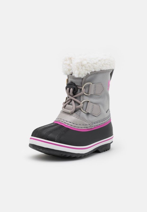 Childrens Yoot Pac Winter Boots Chrome Grey/Black Sorel Australia