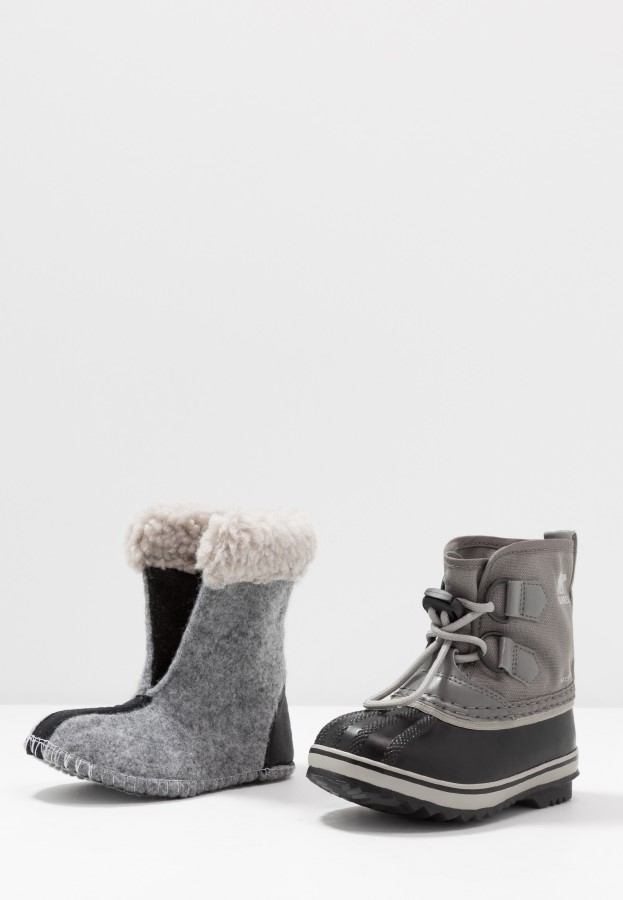 Sorel Australia Childrens Yoot Pac Unisex Winter Boots Quarry/Dove
