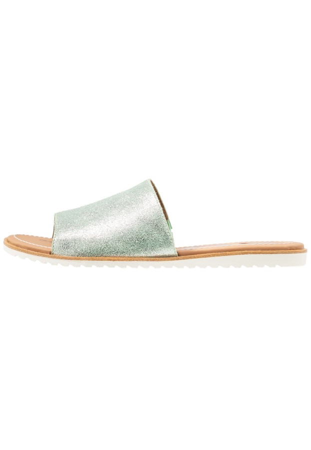 Sorel Australia Ella Block Slide Mules Vivid Mint