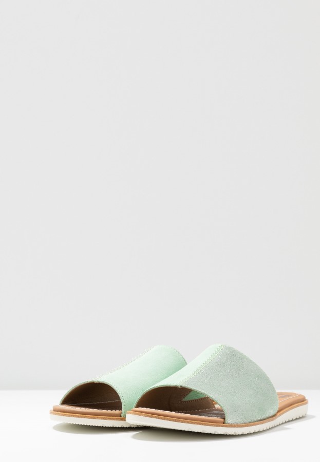 Sorel Australia Ella Block Slide Mules Vivid Mint