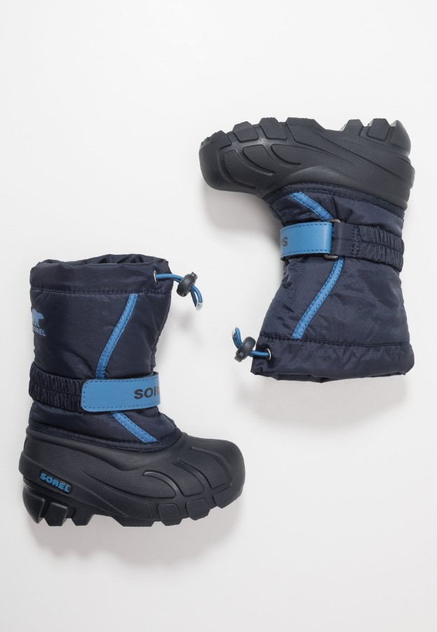 Collegiate Navy/Atmosphere Sorel Australia Childrens Flurry Unisex Winter Boots