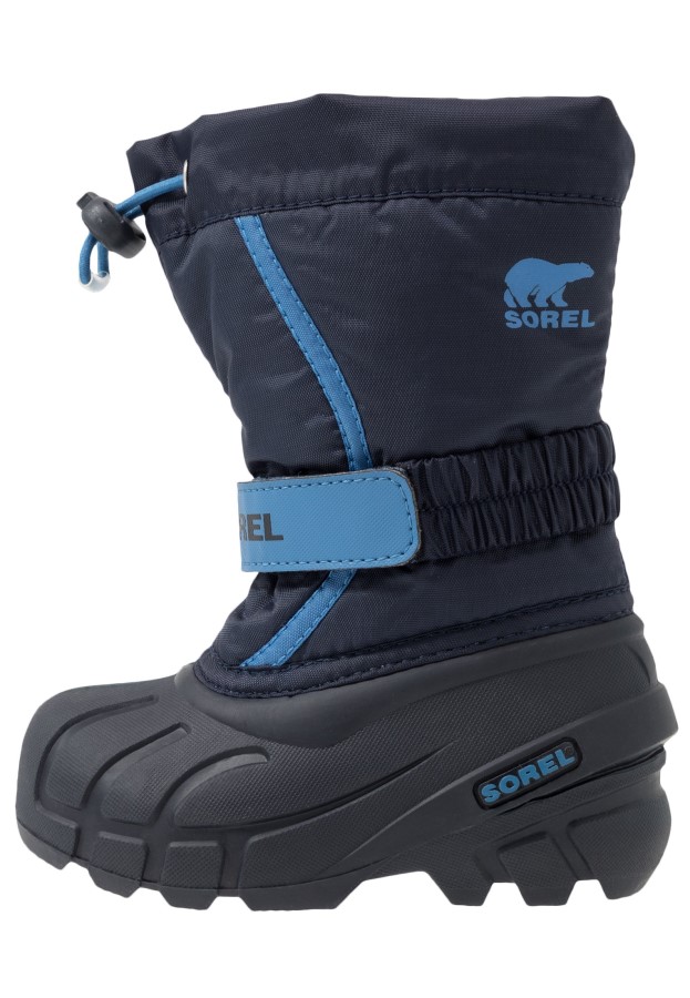 Collegiate Navy/Atmosphere Sorel Australia Childrens Flurry Unisex Winter Boots