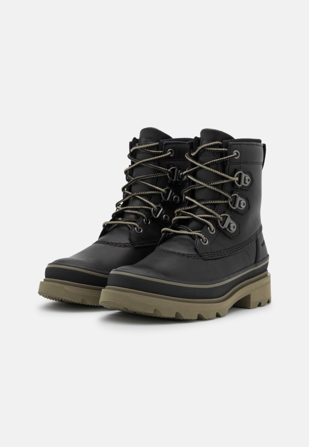 Black/Sage Lennox Street Boot Lace-Up Ankle Boots Sorel Australia