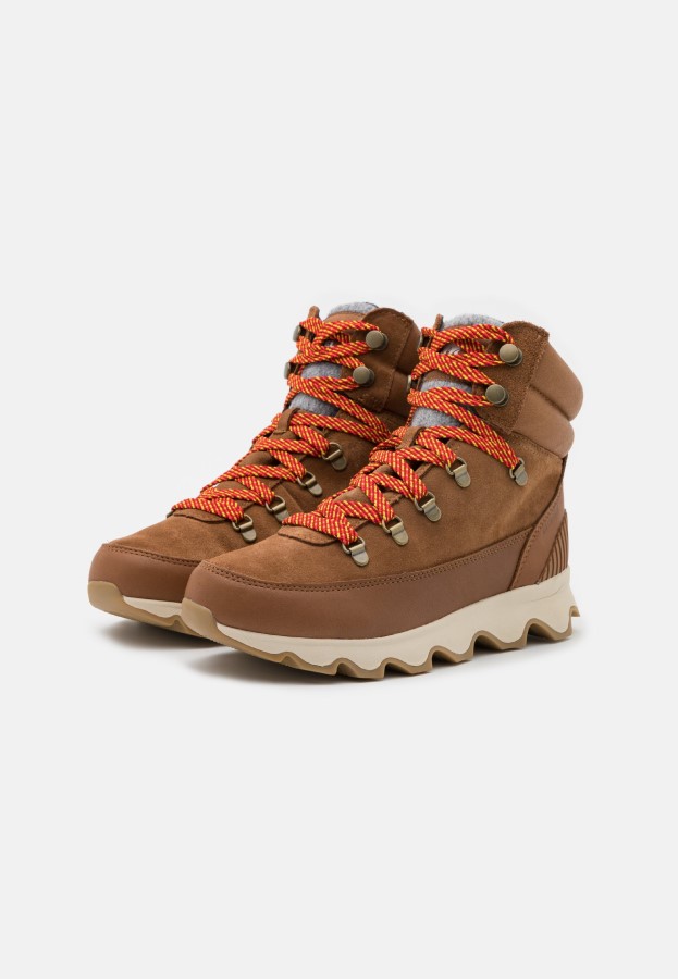 Kinetic Conquest Lace-Up Ankle Boots Cognac Sorel Australia