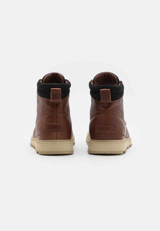 Sorel Australia Gaucho Tan/Oat Madson Moc Toe Wp Lace-Up Ankle Boots