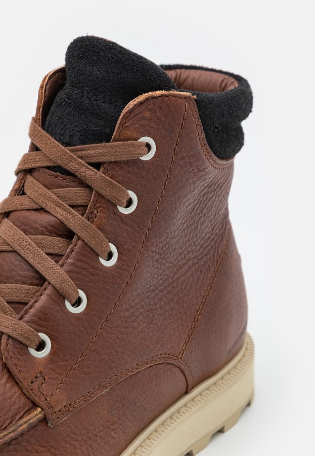 Sorel Australia Gaucho Tan/Oat Madson Moc Toe Wp Lace-Up Ankle Boots