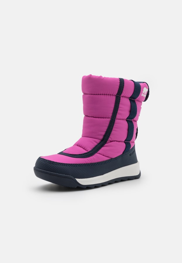 Sorel Australia Bright Lavender/Collegiate Navy Childrens Whitney Ii Puffy Mid Winter Boots