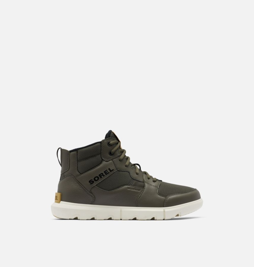 Alpine Tundra-Chalk Sorel Australia Men's Explorer Sneaker Mid