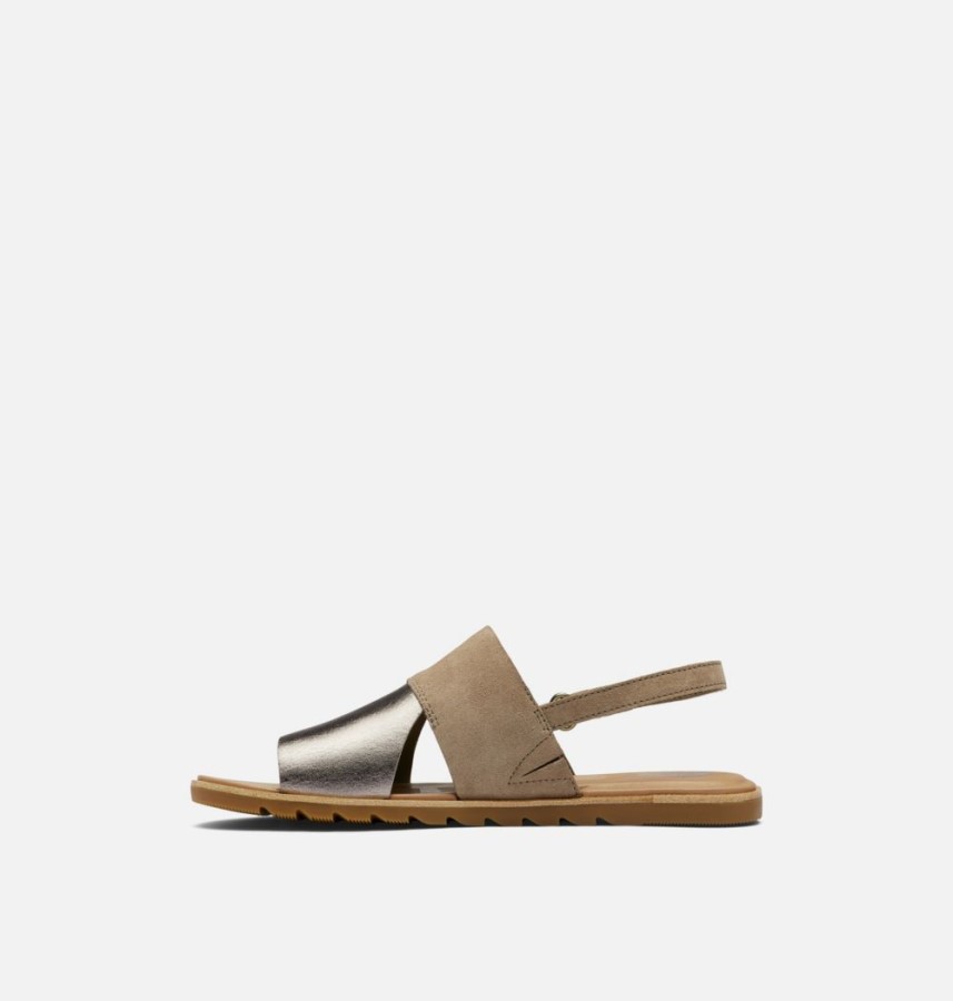 Ash Brown-Chalk Women's Ella Ii Slingback Sandal Sorel Australia