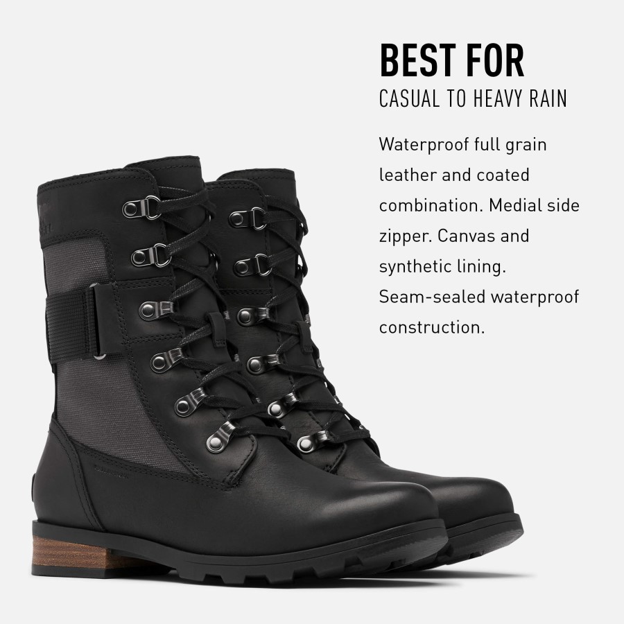 Black 1 Women's Emelie Conquest Sorel Australia