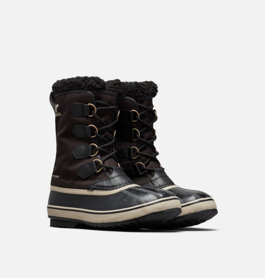 Black-Ancient Fossil Sorel Australia Men's 1964 Pac Nylon Boot