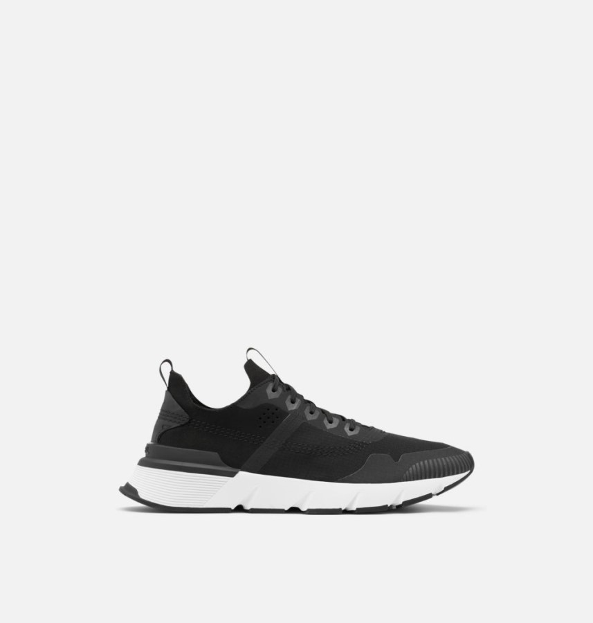 Black-Black Men's Kinetic Rush Ripstop Trainer Sorel Australia