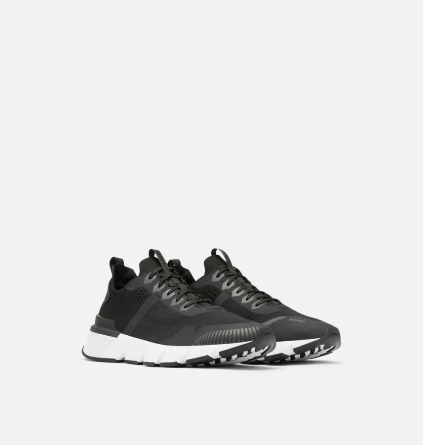 Black-Black Men's Kinetic Rush Ripstop Trainer Sorel Australia