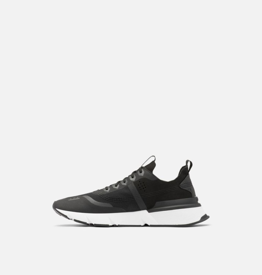 Black-Black Men's Kinetic Rush Ripstop Trainer Sorel Australia