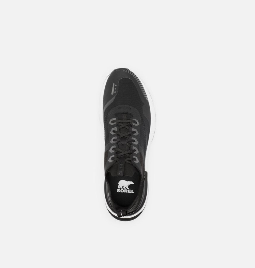 Black-Black Men's Kinetic Rush Ripstop Trainer Sorel Australia