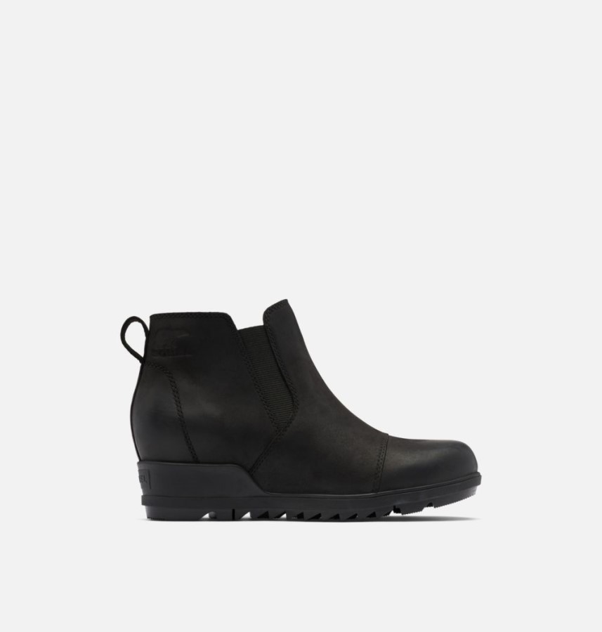 Black-Black Women's Evie Pull-On Bootie Sorel Australia