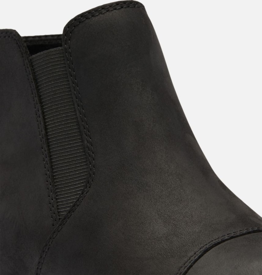 Black-Black Women's Evie Pull-On Bootie Sorel Australia
