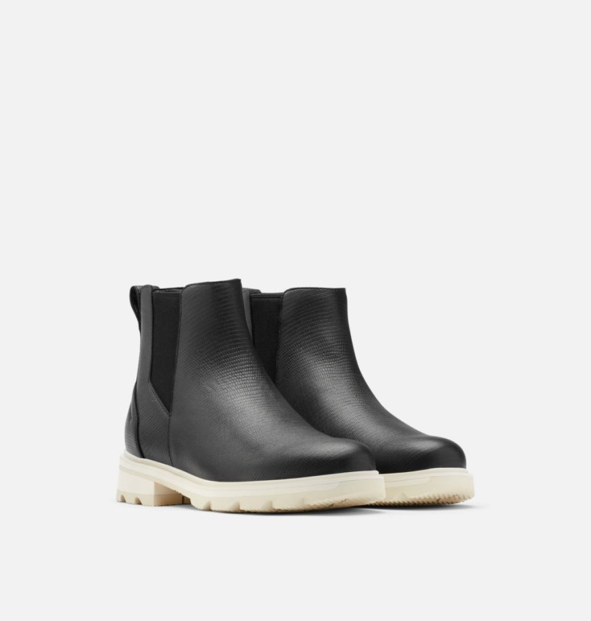 Black-Chalk Women's Lennox Chelsea Bootie Sorel Australia