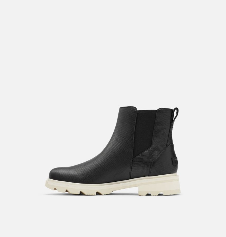 Black-Chalk Women's Lennox Chelsea Bootie Sorel Australia