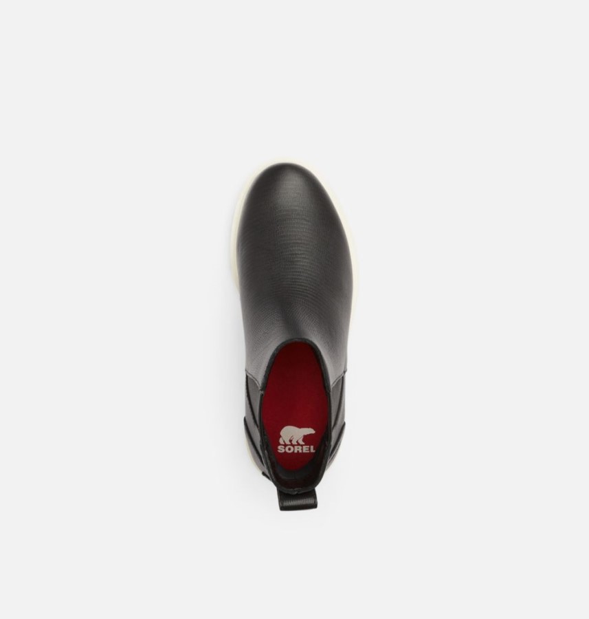 Black-Chalk Women's Lennox Chelsea Bootie Sorel Australia