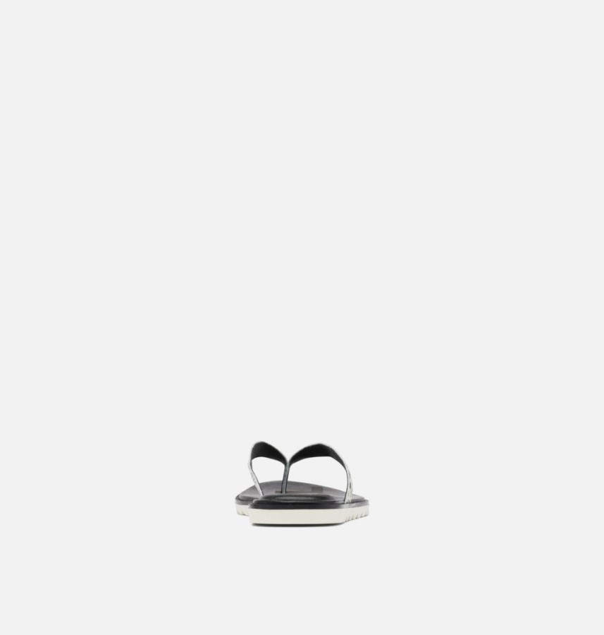 Black-Chalk Womens Ella Ii Flip Sandal Sorel Australia