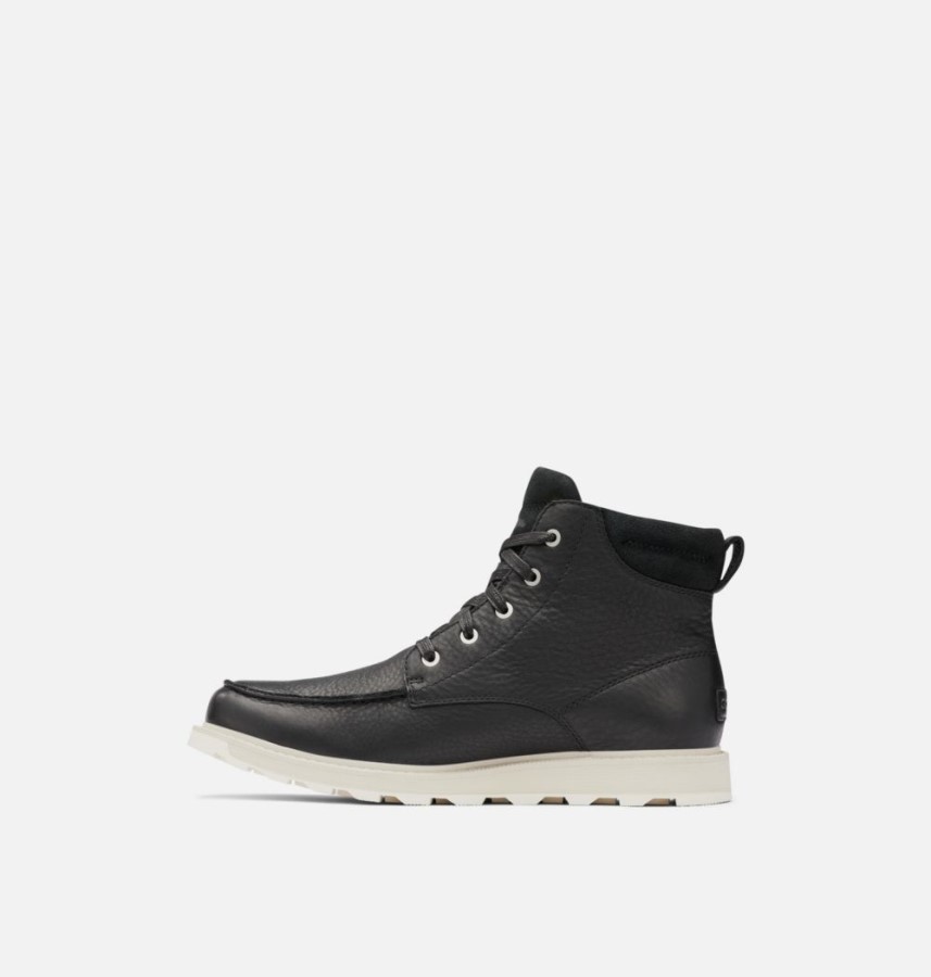 Black-Dark Stone Men's Madson Ii Moc Toe Waterproof Boot Sorel Australia