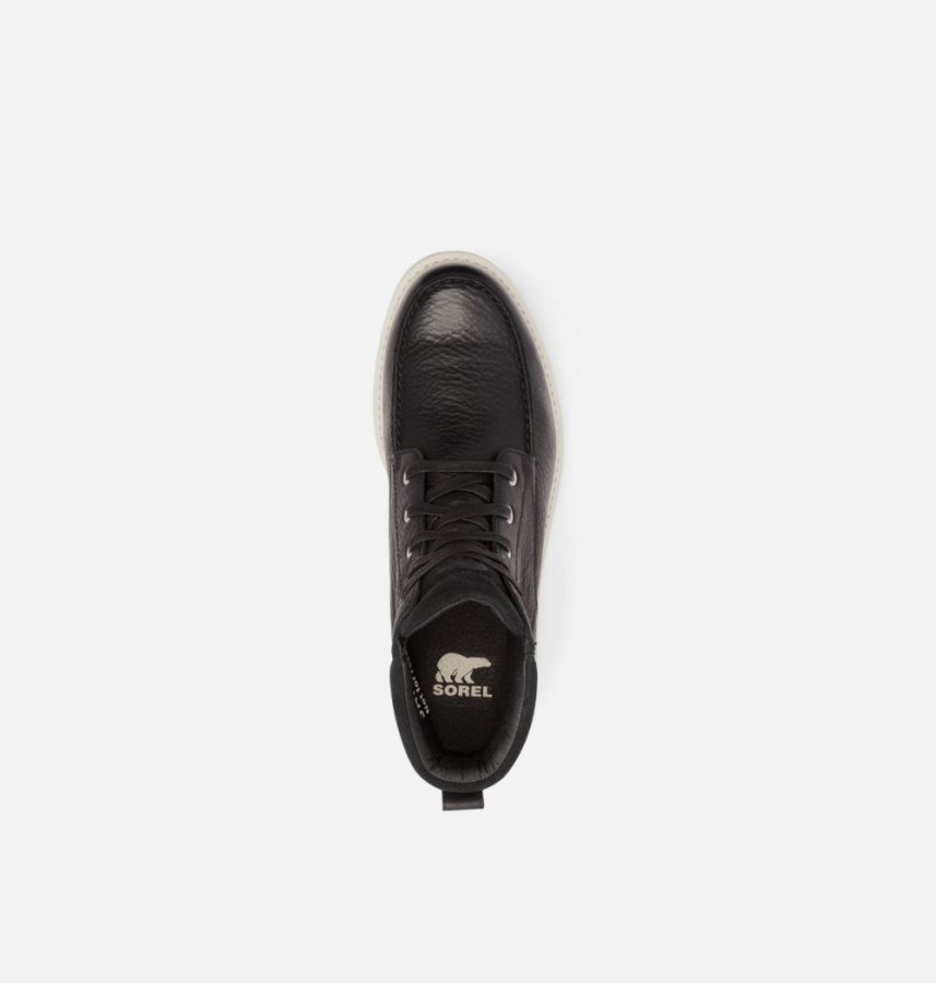 Black-Dark Stone Men's Madson Ii Moc Toe Waterproof Boot Sorel Australia
