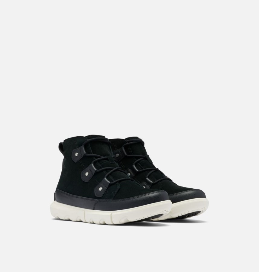Black-Fawn Sorel Australia Men's Explorer Short Boot