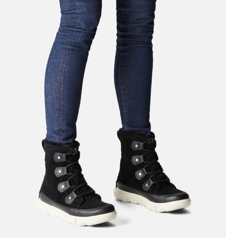 Black-Fawn Sorel Australia Women's Explorer Ii Joan Boot