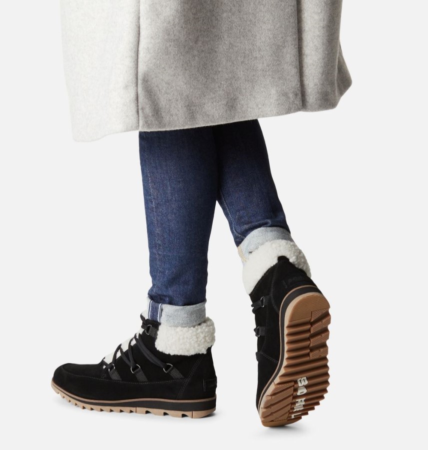 Black-Gum 10 Women's Harlow Lace Cozy Bootie Sorel Australia