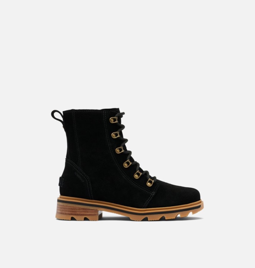 Black-Gum 2 Women's Lennox Lace Boot Sorel Australia