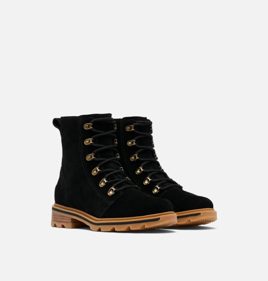Black-Gum 2 Women's Lennox Lace Boot Sorel Australia
