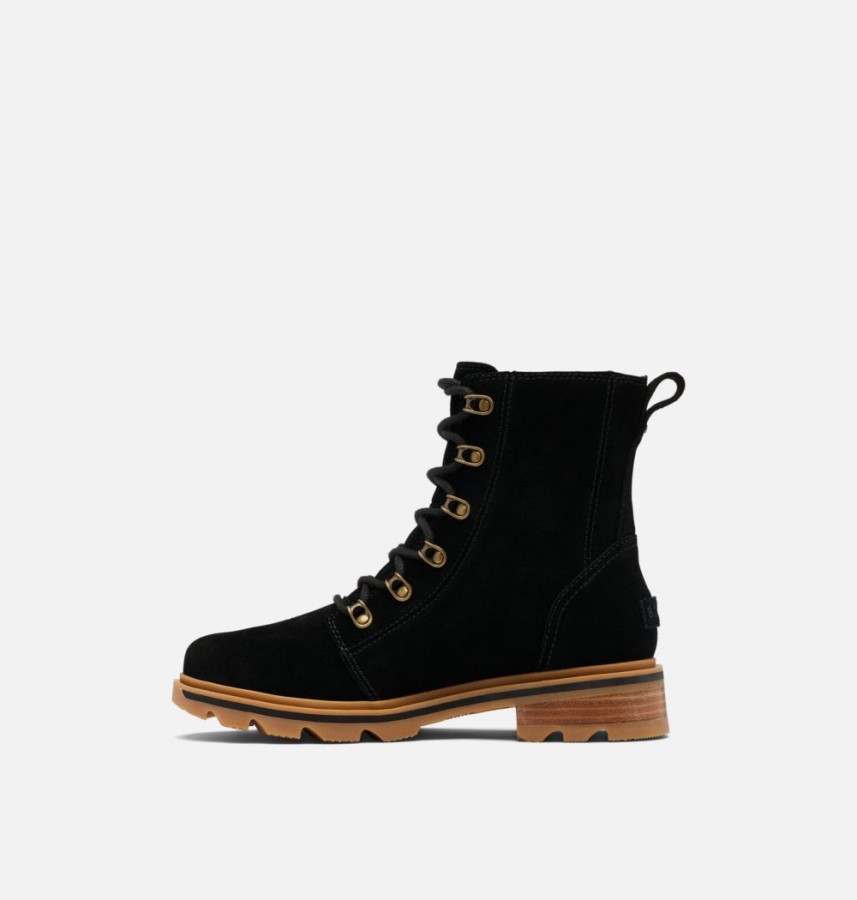 Black-Gum 2 Women's Lennox Lace Boot Sorel Australia