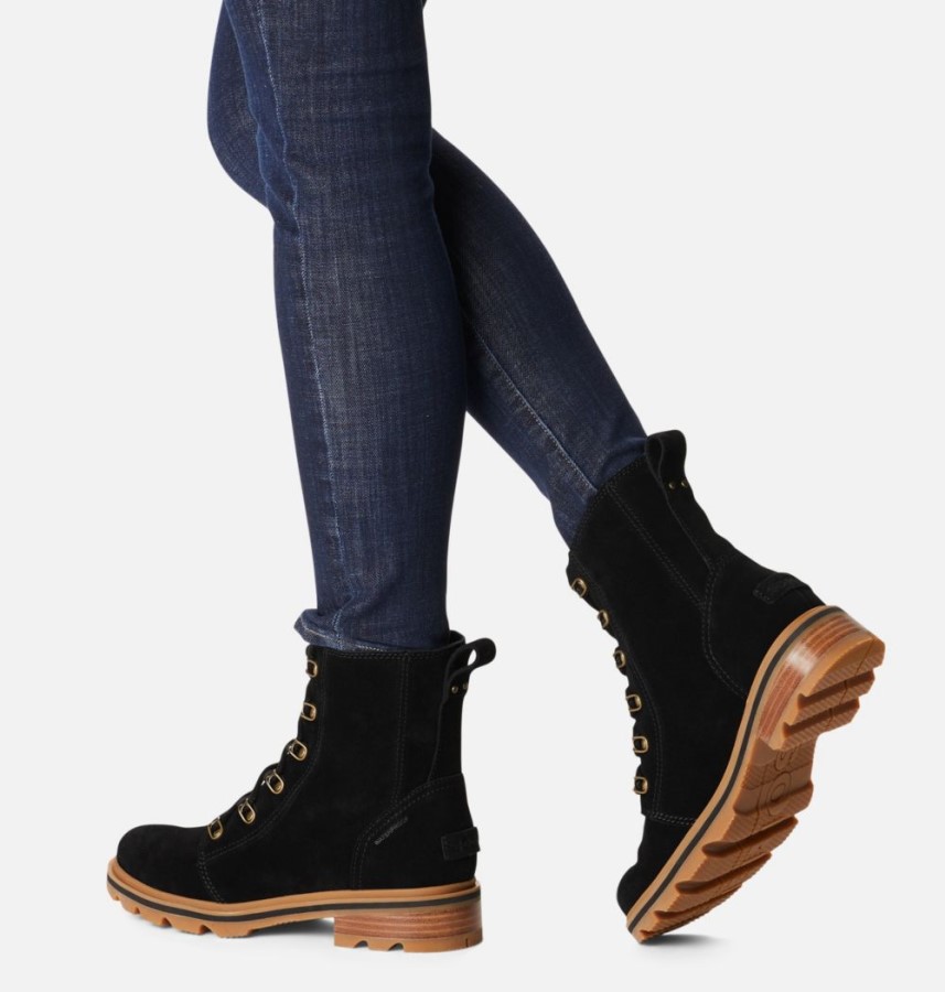 Black-Gum 2 Women's Lennox Lace Boot Sorel Australia