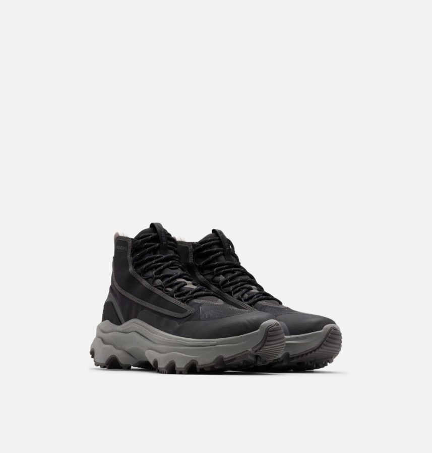 Black-Jet Men's Kinetic Breakthru Venture Mid Sneaker Sorel Australia
