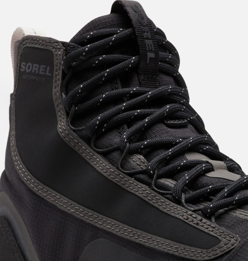 Black-Jet Men's Kinetic Breakthru Venture Mid Sneaker Sorel Australia