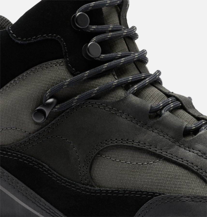 Black-Jet Men's Mac Hill Lite Trace Waterproof Trainer Sorel Australia