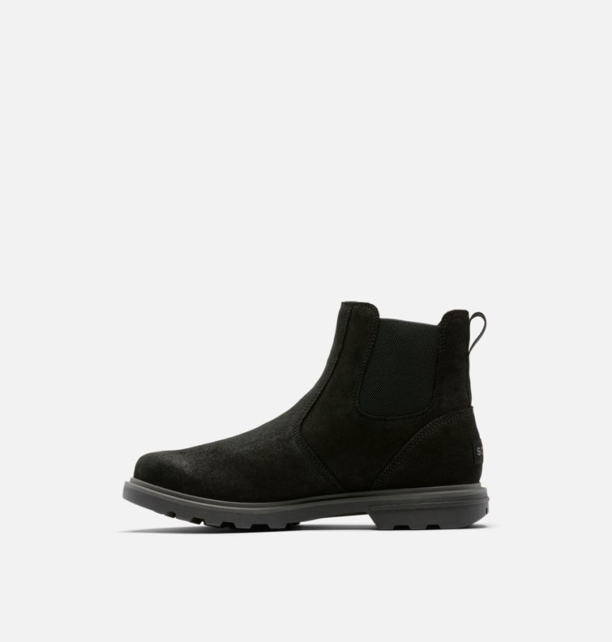 Black-Jet Sorel Australia Men's Carson Chelsea Boot