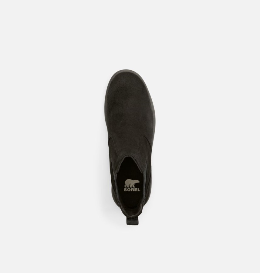 Black-Jet Sorel Australia Men's Carson Chelsea Boot
