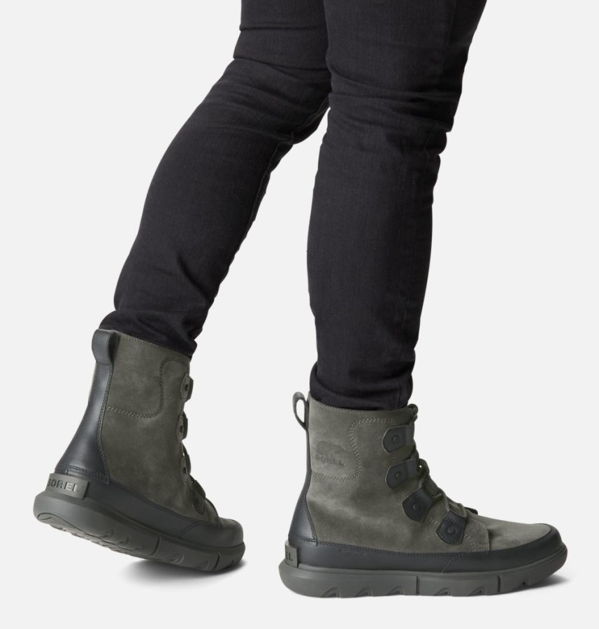 Black-Jet Sorel Australia Men's Explorer Boot