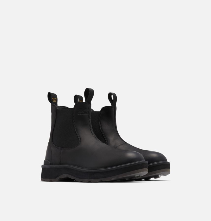 Black-Jet Sorel Australia Men's Hi-Line Chelsea Boot