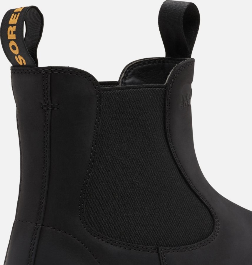 Black-Jet Sorel Australia Men's Hi-Line Chelsea Boot