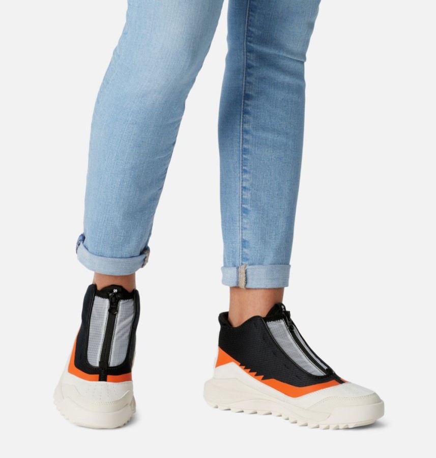 Black-Jet Sorel Australia Women's Ona 718 Mid Sneaker