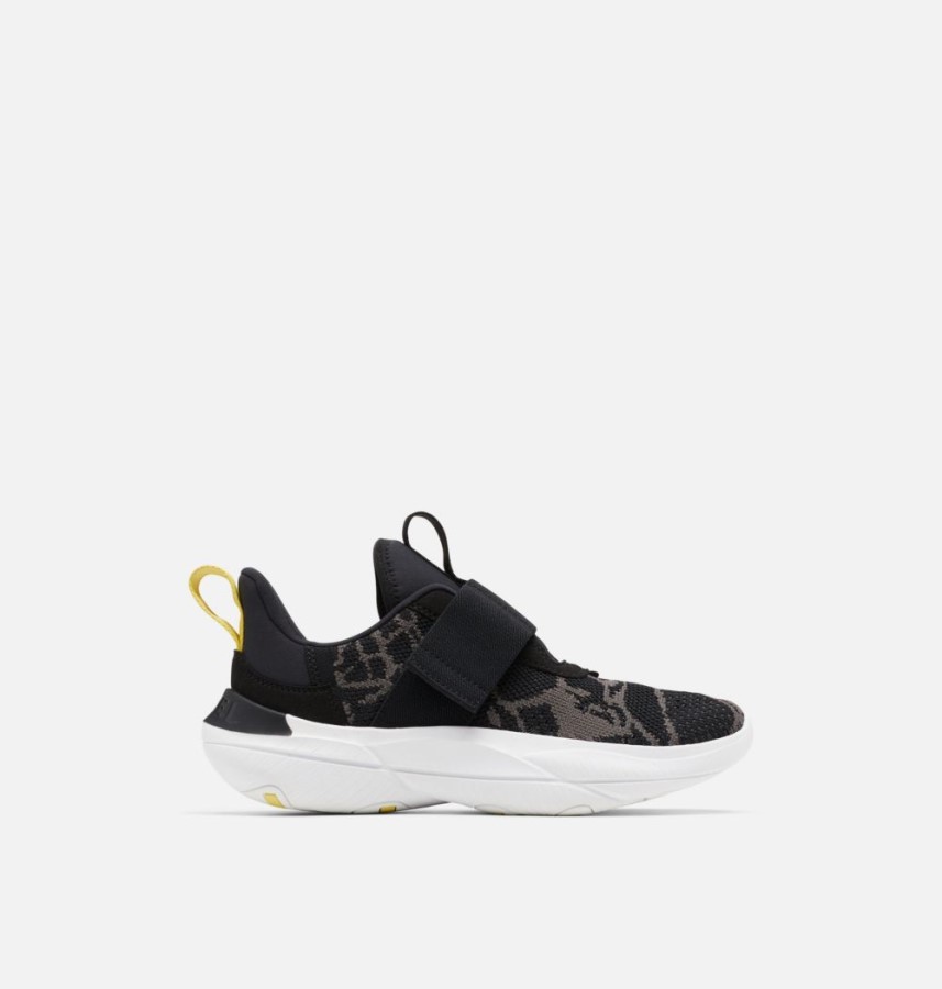 Black-Jet Women's Explorer Blitz Stride Strap Sneaker Sorel Australia