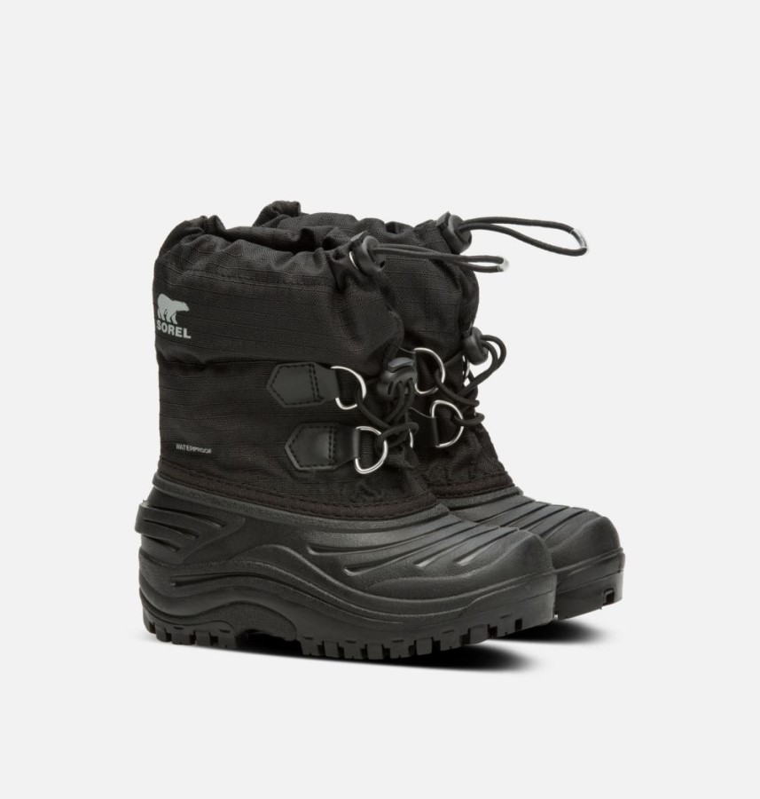 Black-Light Grey Sorel Australia Children's Super Trooper Boot