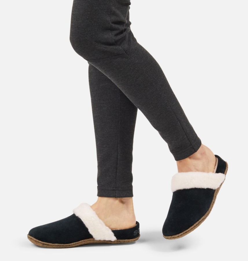 Black-Natural Sorel Australia Women's Nakiska Slide Ii Slipper