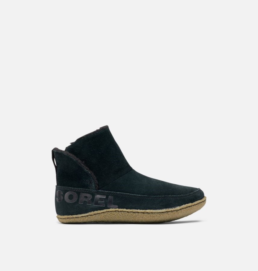 Black-Sage Sorel Australia Women's Nakiska Bootie Slipper