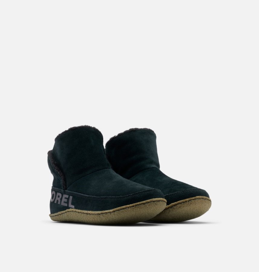 Black-Sage Sorel Australia Women's Nakiska Bootie Slipper