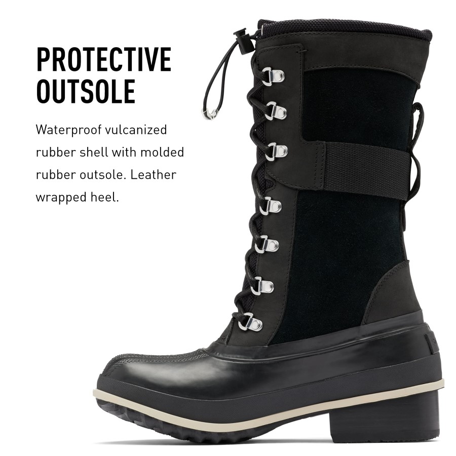 Black-Sage Women's Slimpack Iii Tall Boot Sorel Australia